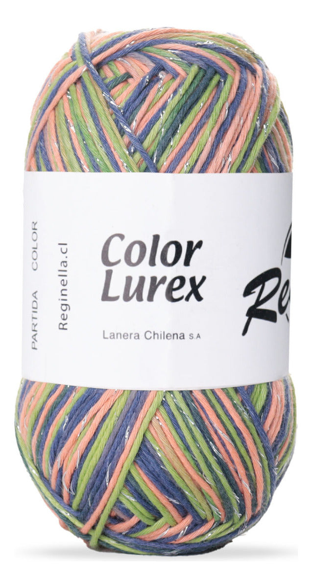 Cotton Color Lurex Algodon Reginella 100 Grs