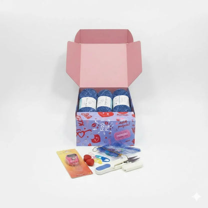 Lanas Para Regalo En Caja Mas Accesorios