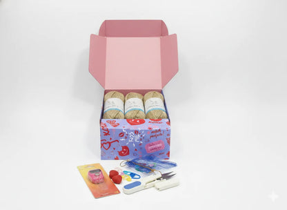 Lanas Para Regalo En Caja Mas Accesorios