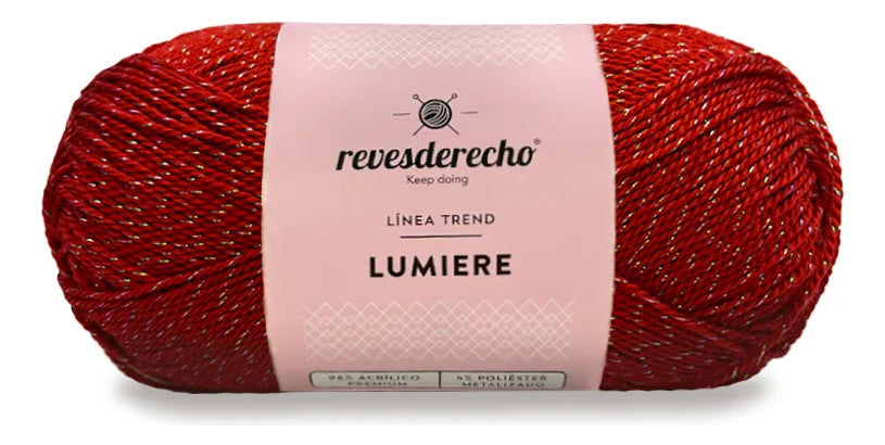 Hilo De Tejer Lumiere Lurex 100grs Revesderecho