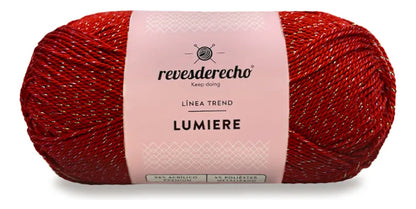 Hilo De Tejer Lumiere Lurex 100grs Revesderecho