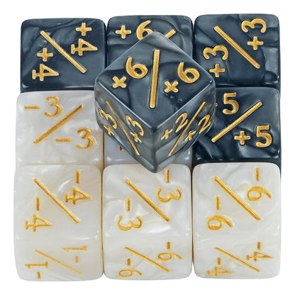 Set Pack 10 Dados D6 Contadores Magic Mtg Matematicas 16mm