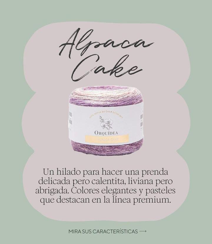 Alpaca Cake Orquidea 100 Grs
