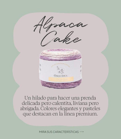 Alpaca Cake Orquidea 100 Grs