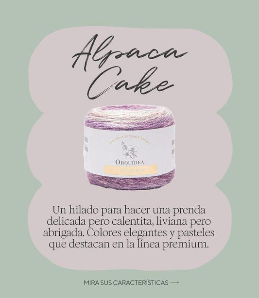 Alpaca Cake Orquidea 100 Grs