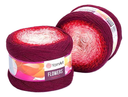 Cake Yarnart Flowers Algodon 55% 250 Grs
