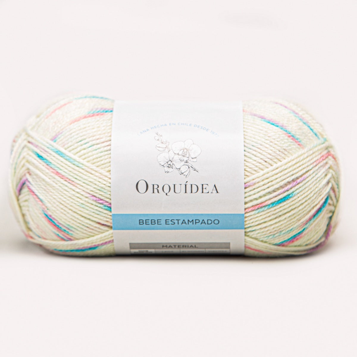 Bebe Estampado Orquídea Ovillo 100 Grs