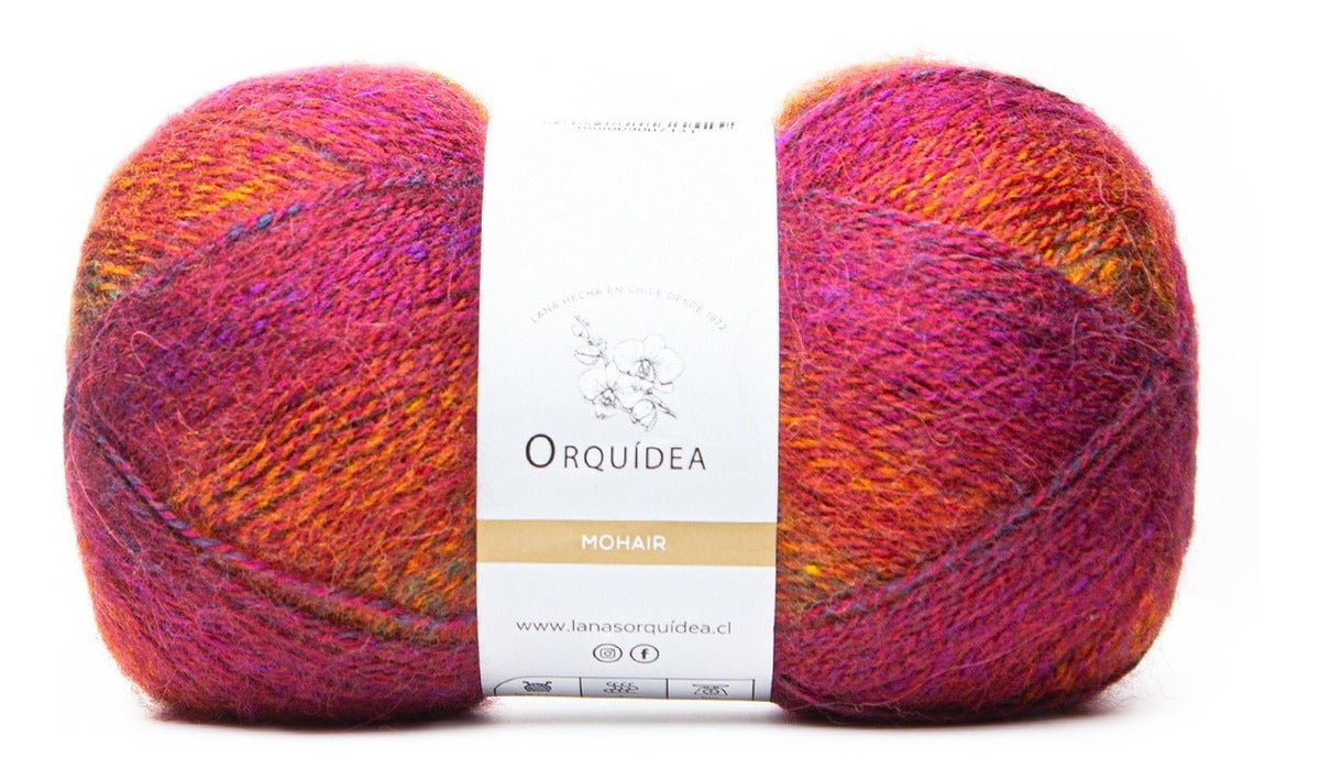 Lana Mohair Orquídea Ovillo 100 Grs