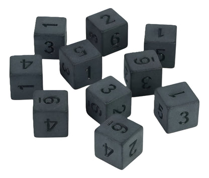 Pack 10 Dados D6 16mm Esquina Redonda, Juego De Dados