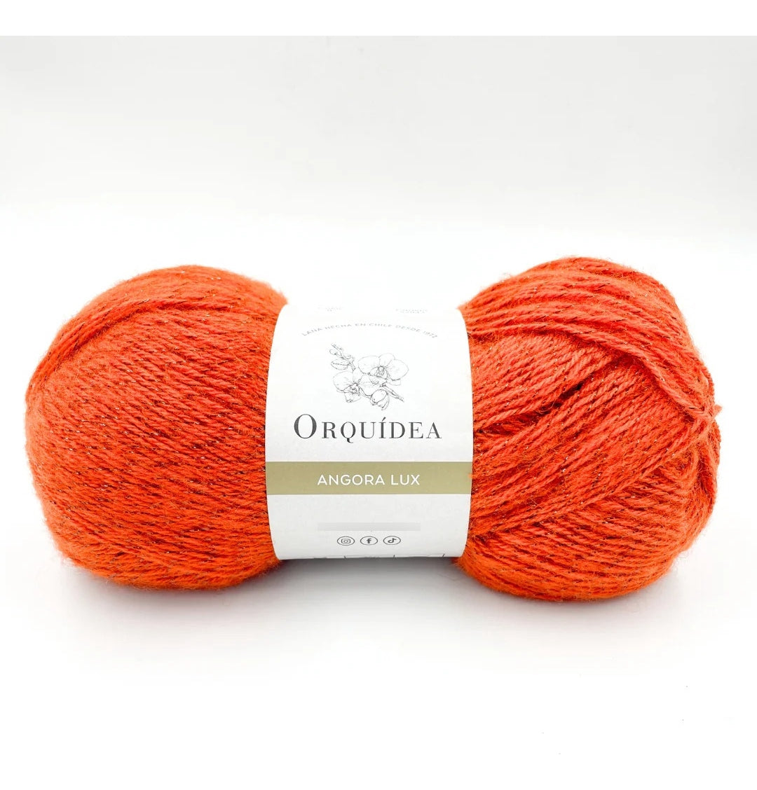 Lana Angora Lux Orquidea Ovillo 100 Grs