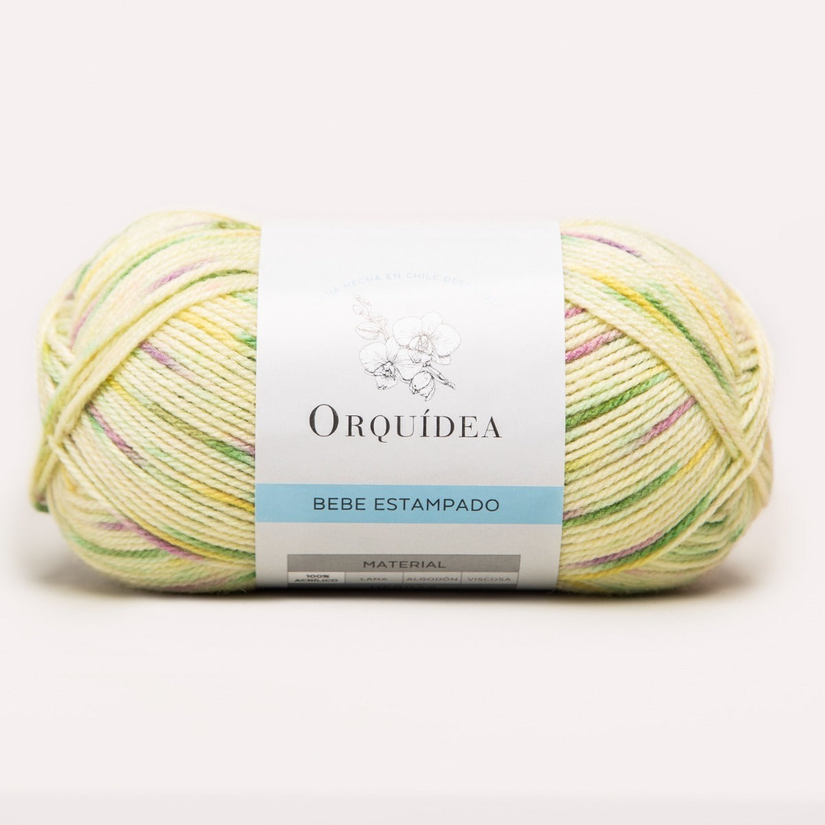Bebe Estampado Orquídea Ovillo 100 Grs