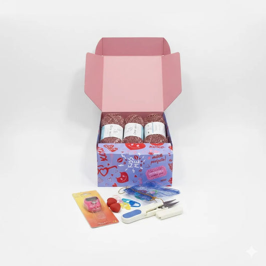 Lanas Para Regalo En Caja Mas Accesorios