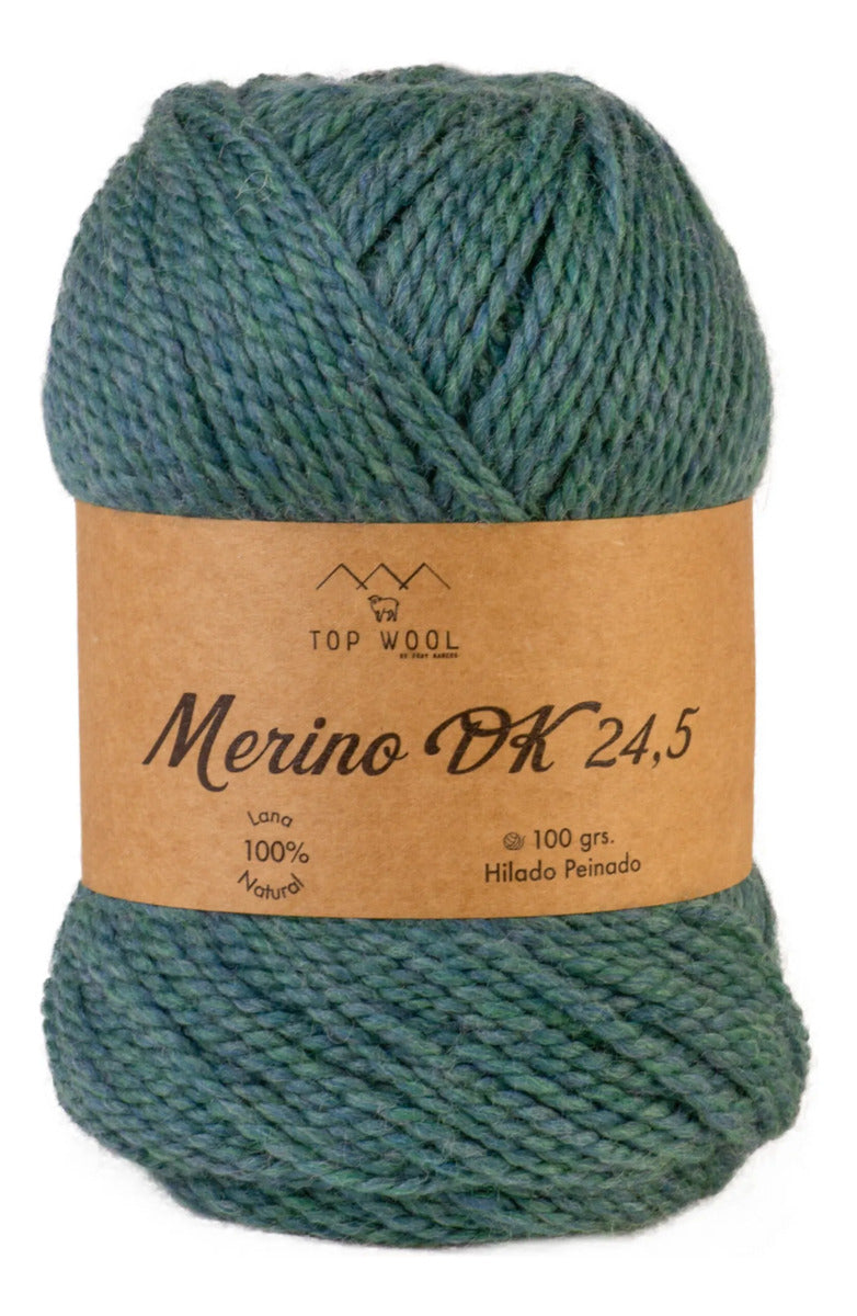 Lana Merino Dk 24.5 Teñida 100% Oveja Topwool 100 Grs.
