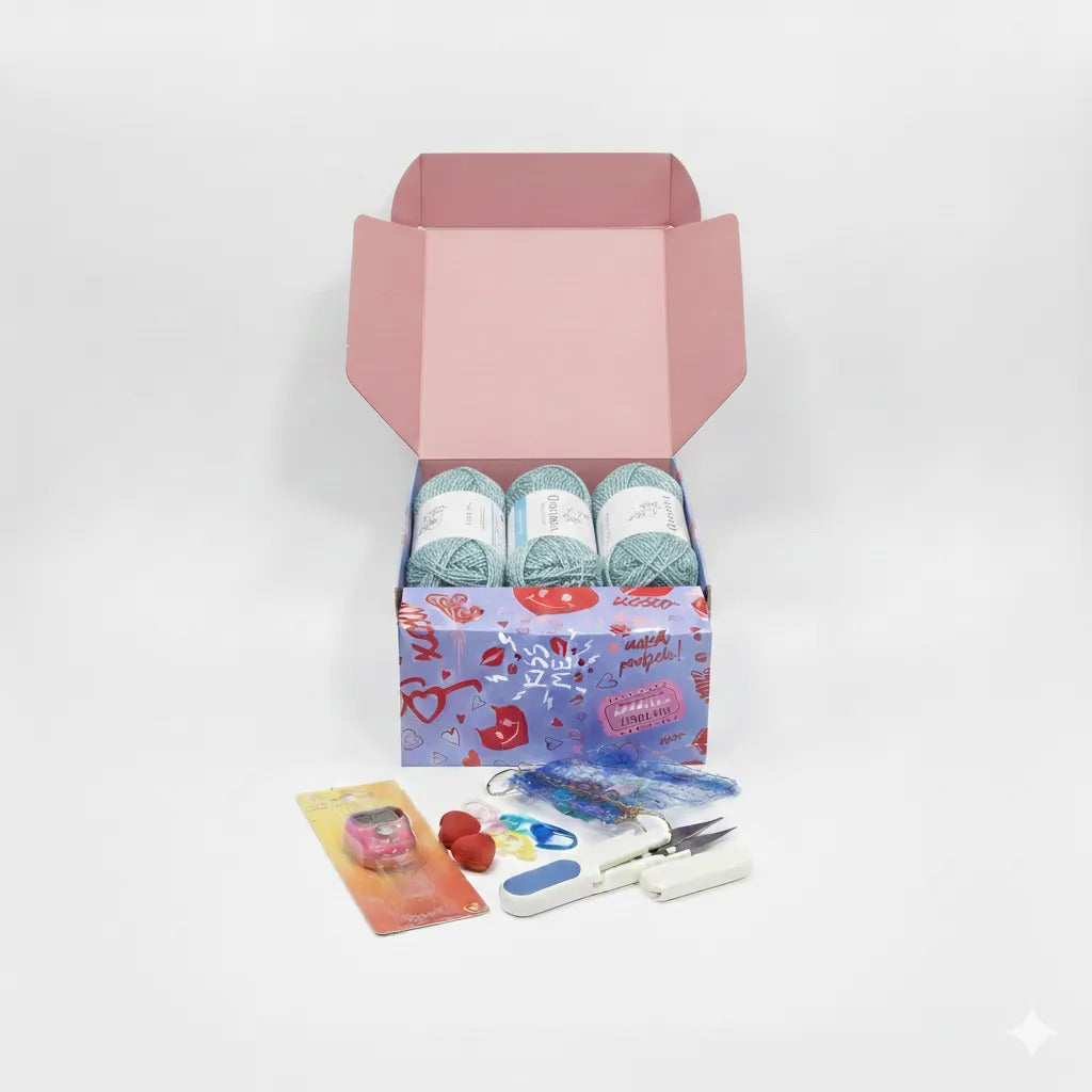 Lanas Para Regalo En Caja Mas Accesorios