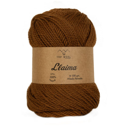 Lana Llaima Teñida 100% Oveja TopWool 100 Grs.