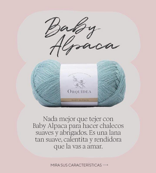 Baby Alpaca Orquidea 100 Grs