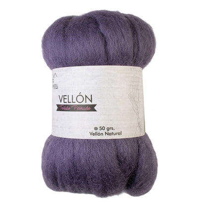 Vellón Teñido 100% Oveja Topwool 50 Grs.