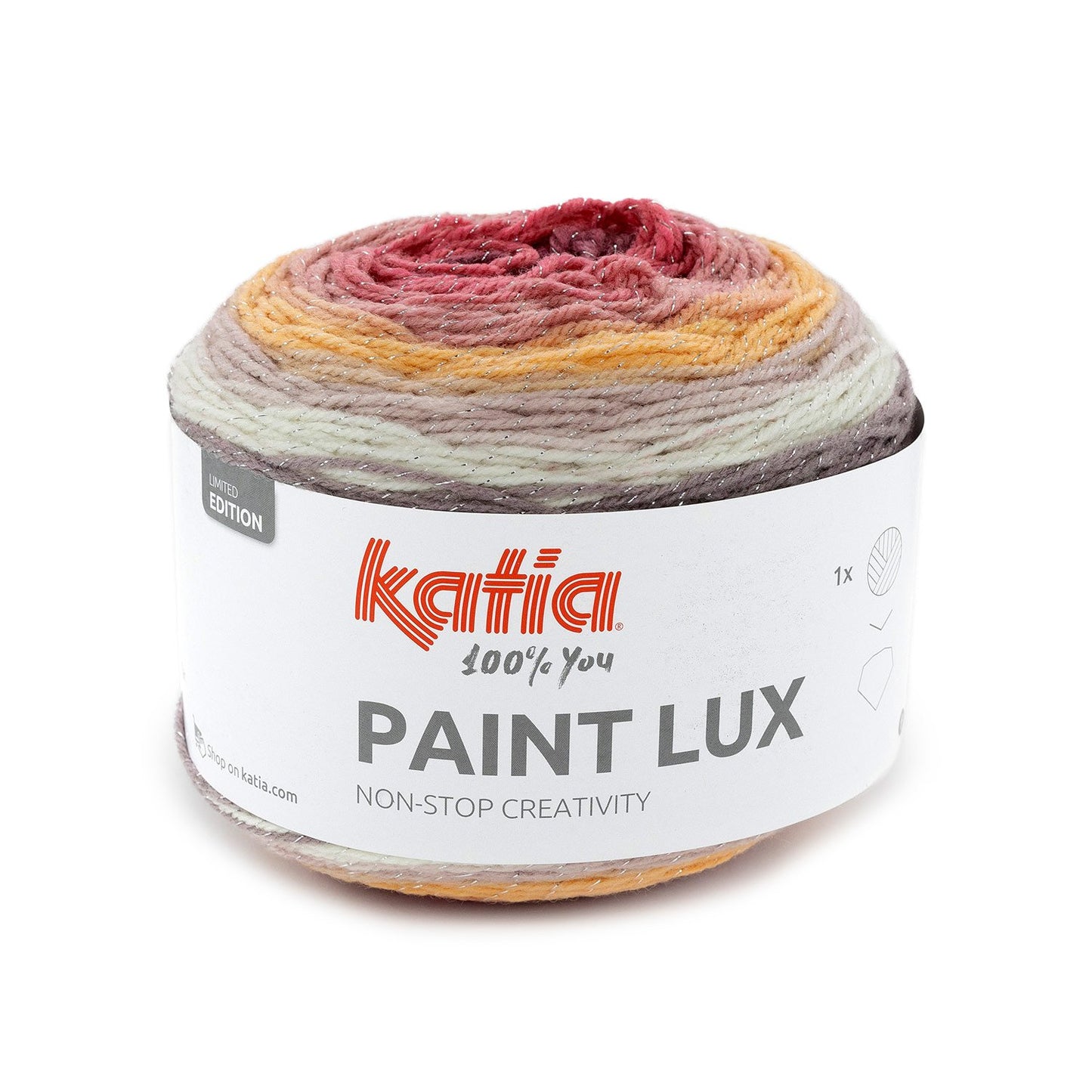 Katia Paint Lux - 150 Grs - Lurex - 19% Lana